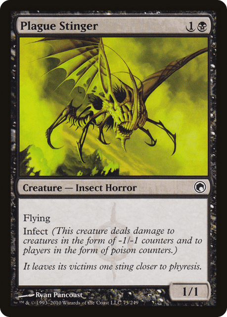 Plague Stinger (75) — Scars of Mirrodin
