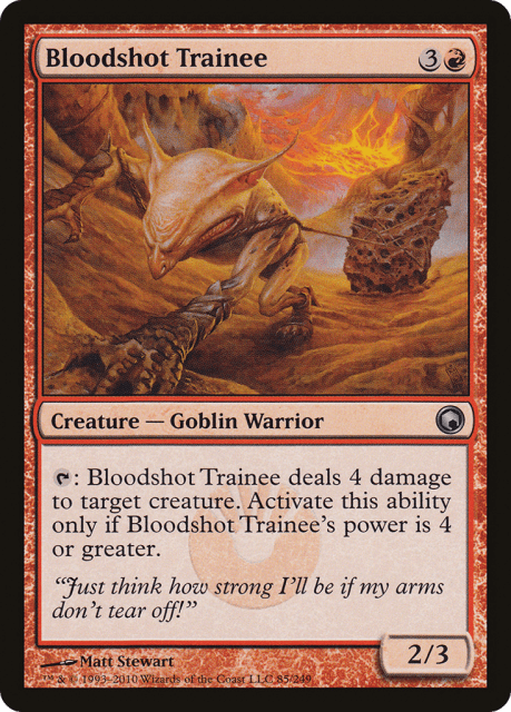 Bloodshot Trainee (85) — Scars of Mirrodin