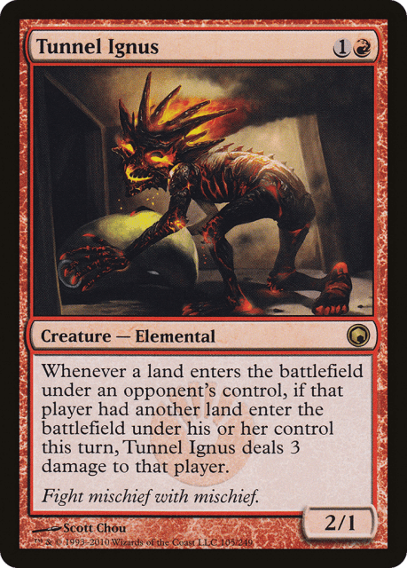 Tunnel Ignus (105) — Scars of Mirrodin