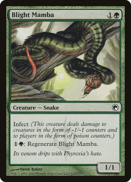 Blight Mamba (112) — Scars of Mirrodin