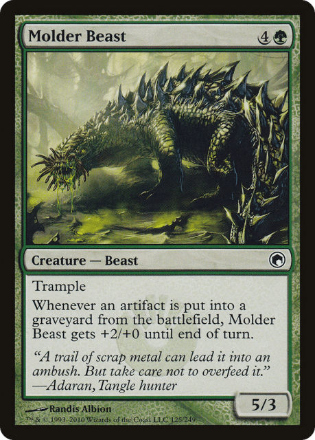 Molder Beast (125) — Scars of Mirrodin