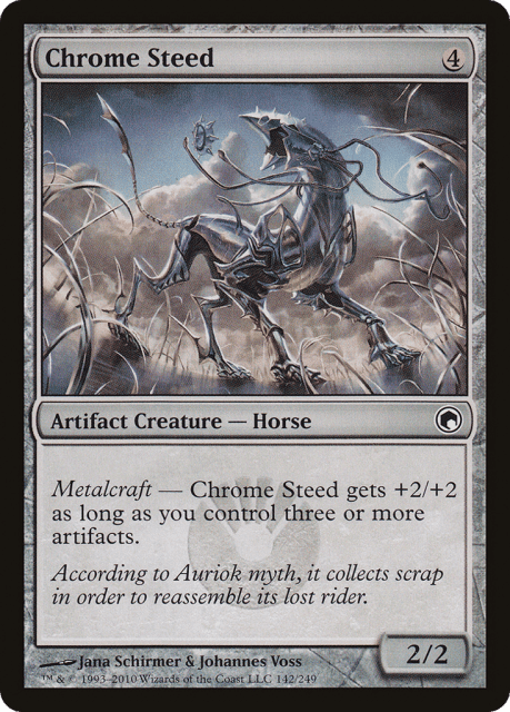 Chrome Steed (142) — Scars of Mirrodin