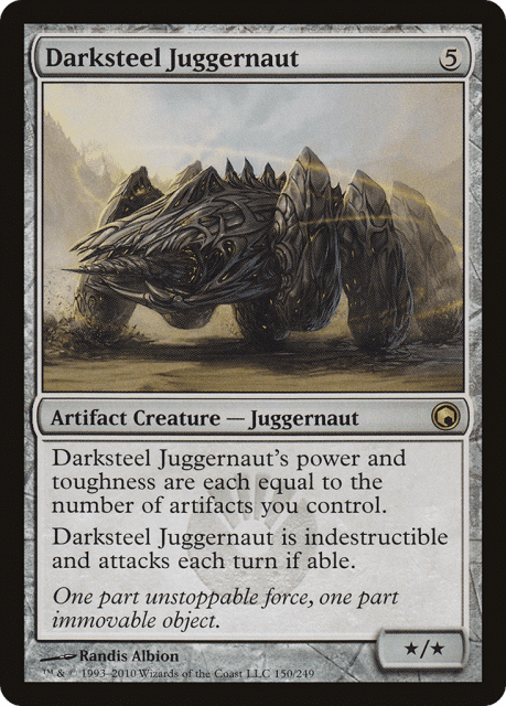 Darksteel Juggernaut (150) — Scars of Mirrodin
