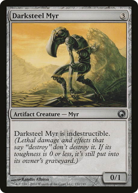 Darksteel Myr (151) — Scars of Mirrodin