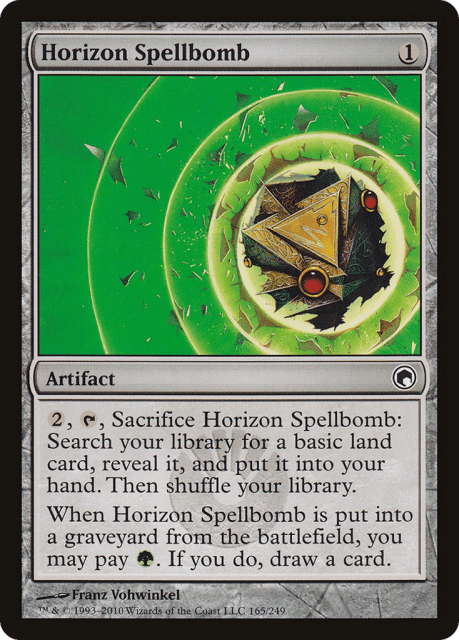 Horizon Spellbomb (165) — Scars of Mirrodin