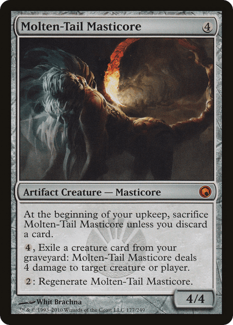Molten-Tail Masticore (177) — Scars of Mirrodin