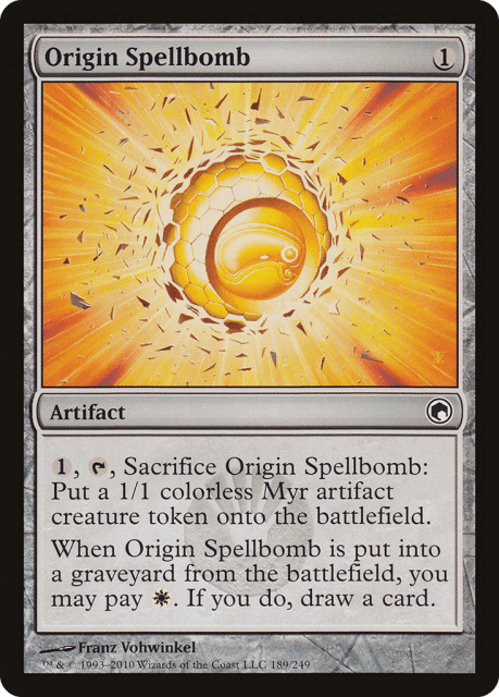 Origin Spellbomb (189) — Scars of Mirrodin