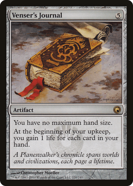 Venser's Journal (220) — Scars of Mirrodin