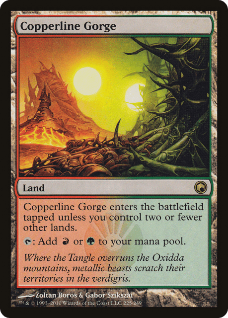 Copperline Gorge (225) — Scars of Mirrodin