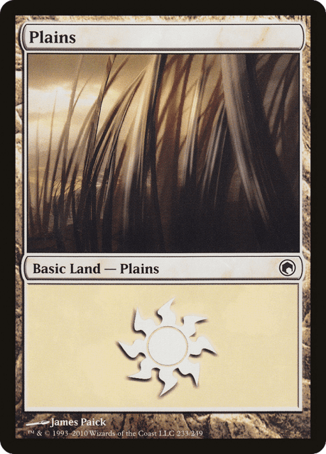 Plains (233) — Scars of Mirrodin