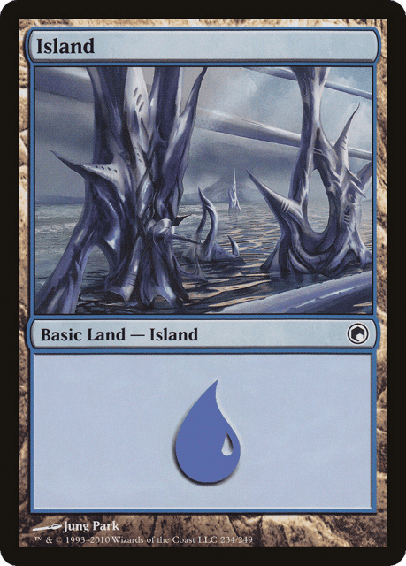 Island (234) — Scars of Mirrodin