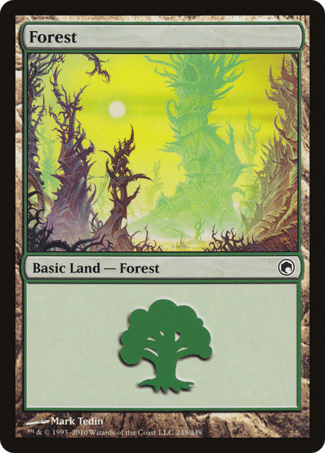 Forest (248) — Scars of Mirrodin