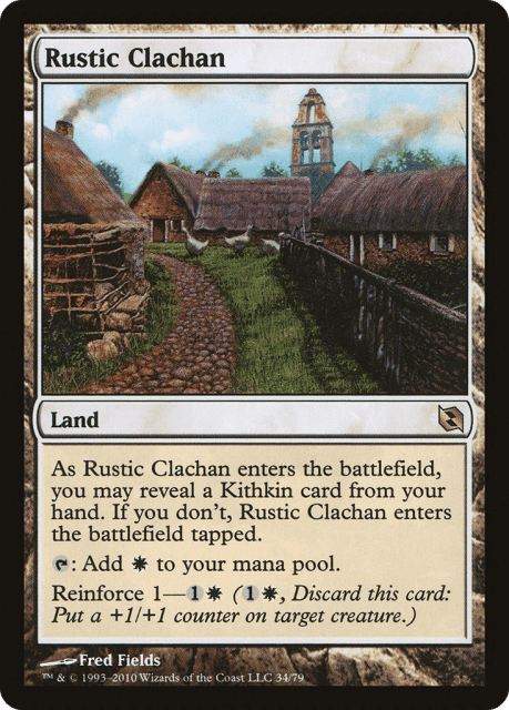 Rustic Clachan (34) — Duel Decks: Elspeth vs. Tezzeret
