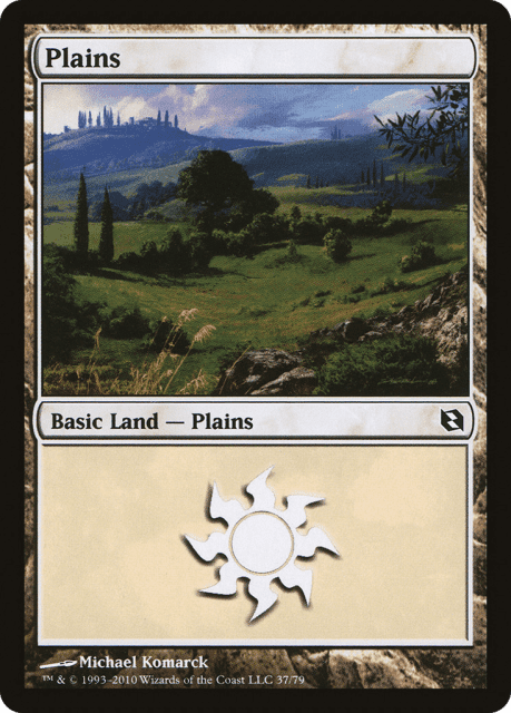 Plains (37) — Duel Decks: Elspeth vs. Tezzeret