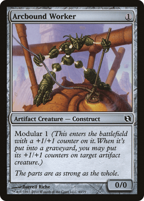 Arcbound Worker (40) — Duel Decks: Elspeth vs. Tezzeret