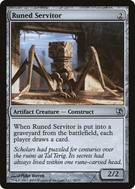 Runed Servitor (42) — Duel Decks: Elspeth vs. Tezzeret