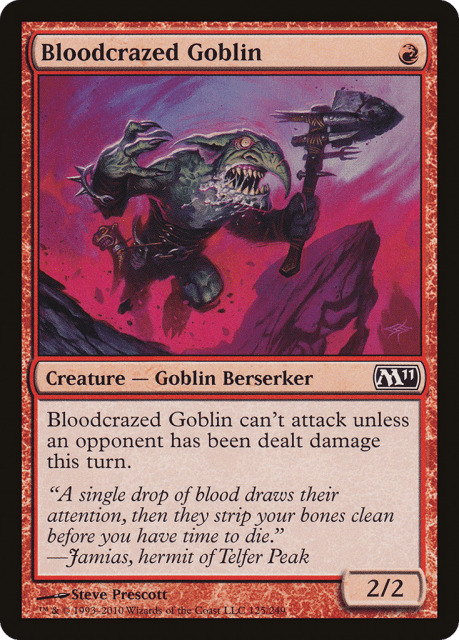 Bloodcrazed Goblin (125) — Magic 2011