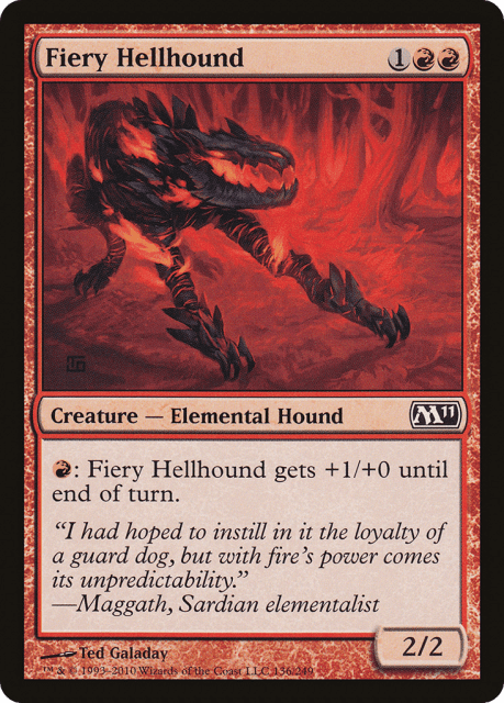 Fiery Hellhound (136) — Magic 2011