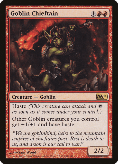 Goblin Chieftain (141) — Magic 2011