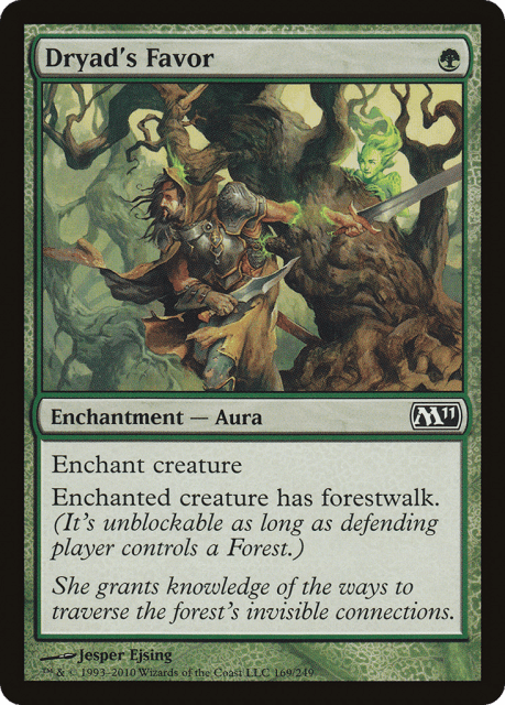 Dryad's Favor (169) — Magic 2011
