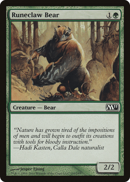 Runeclaw Bear (195) — Magic 2011