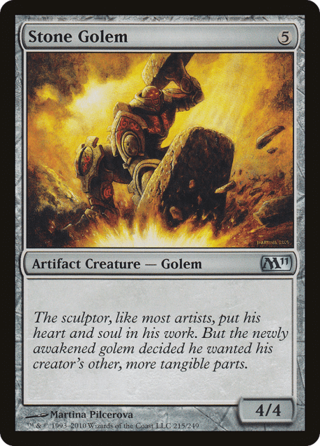 Stone Golem (215) — Magic 2011