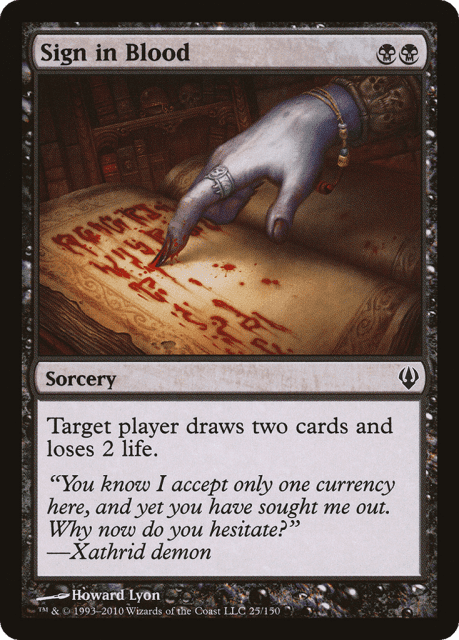 Sign in Blood (25) — Archenemy