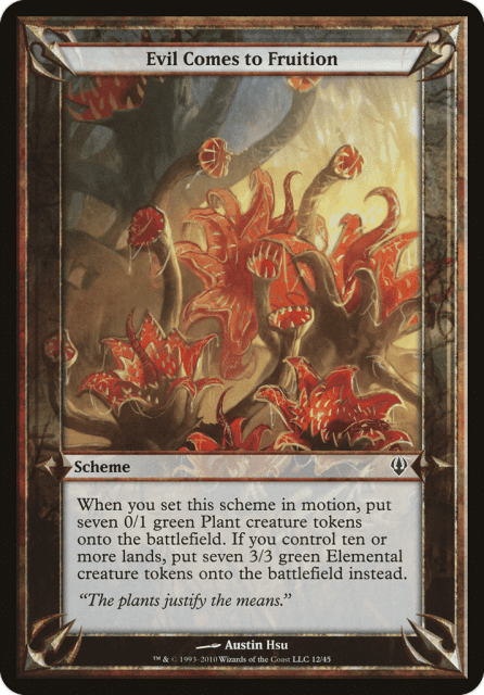 Evil Comes to Fruition (12★) — Archenemy Schemes