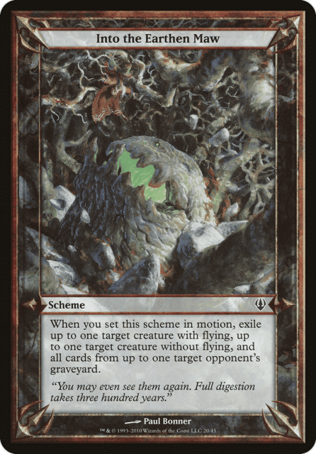 Into the Earthen Maw (20★) — Archenemy Schemes