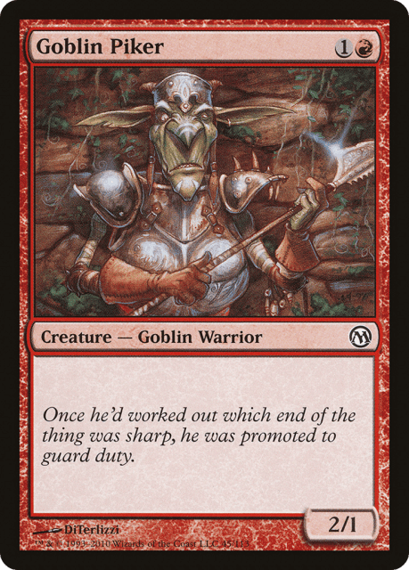 Goblin Piker (45) — Duels of the Planeswalkers