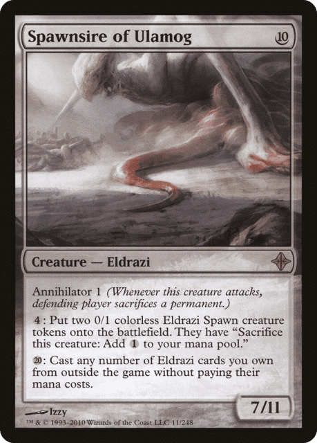 Spawnsire of Ulamog (11) — Rise of the Eldrazi