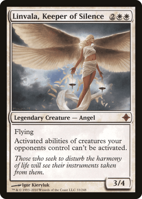 Linvala, Keeper of Silence (33) — Rise of the Eldrazi