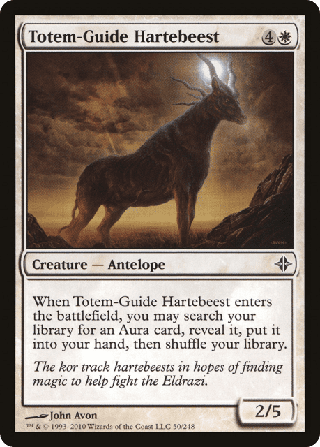 Totem-Guide Hartebeest (50) — Rise of the Eldrazi