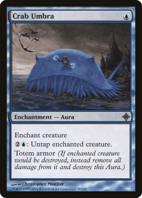 Crab Umbra (58) — Rise of the Eldrazi