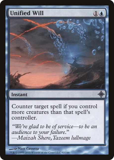Unified Will (92) — Rise of the Eldrazi