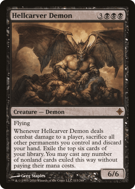 Hellcarver Demon (113) — Rise of the Eldrazi