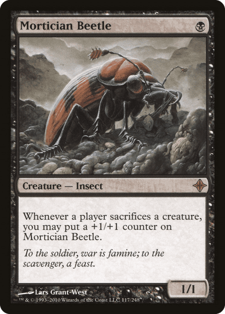 Mortician Beetle (117) — Rise of the Eldrazi