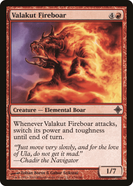 Valakut Fireboar (170) — Rise of the Eldrazi