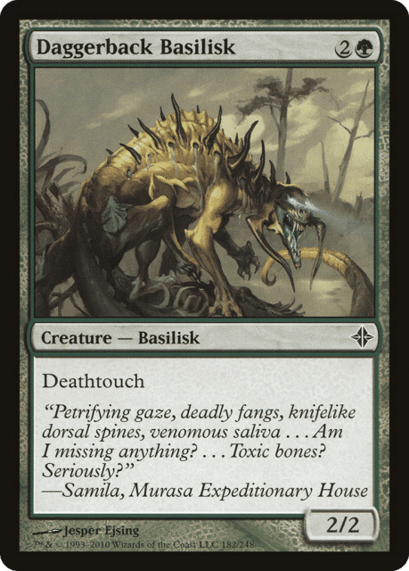 Daggerback Basilisk (182) — Rise of the Eldrazi
