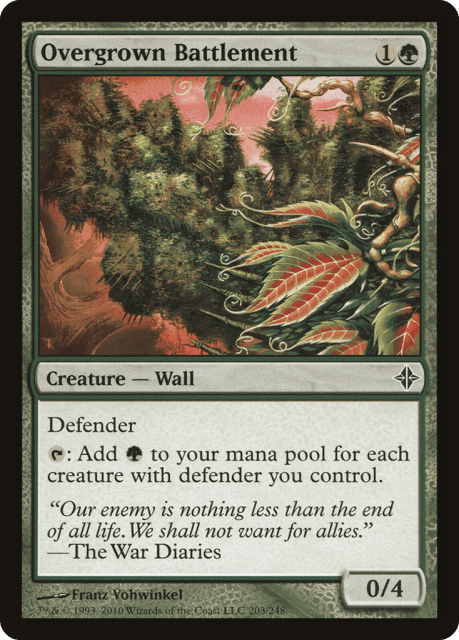 Overgrown Battlement (203) — Rise of the Eldrazi