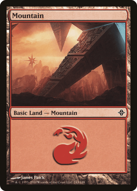 Mountain (243) — Rise of the Eldrazi