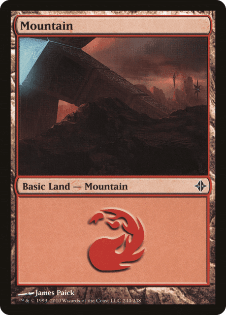 Mountain (244) — Rise of the Eldrazi
