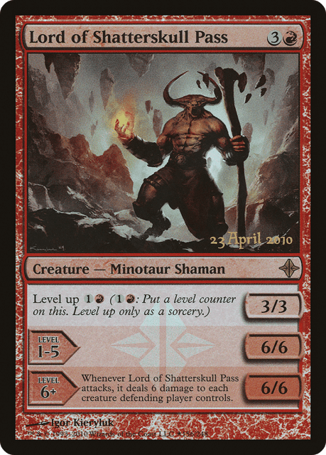 Lord of Shatterskull Pass (156★) — Rise of the Eldrazi Promos