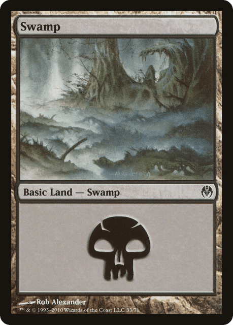 Swamp (33) — Duel Decks: Phyrexia vs. the Coalition