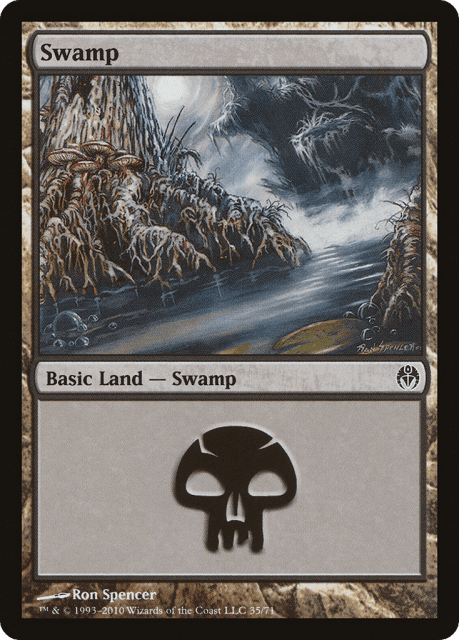 Swamp (35) — Duel Decks: Phyrexia vs. the Coalition