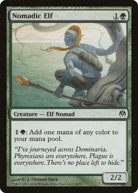 Nomadic Elf (38) — Duel Decks: Phyrexia vs. the Coalition