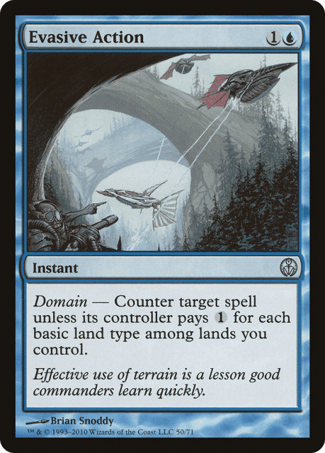 Evasive Action (50) — Duel Decks: Phyrexia vs. the Coalition