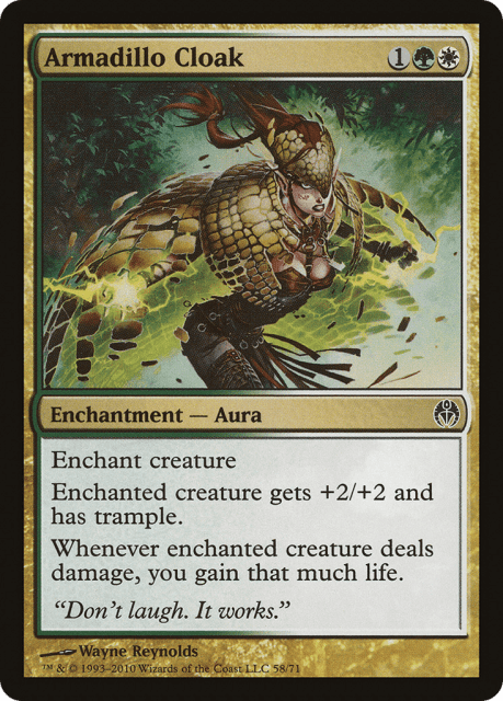 Armadillo Cloak (58) — Duel Decks: Phyrexia vs. the Coalition