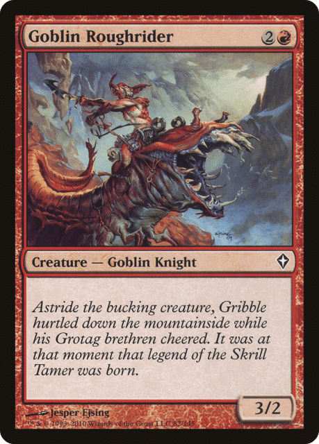 Goblin Roughrider (82) — Worldwake