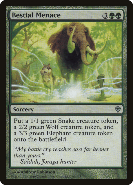 Bestial Menace (97) — Worldwake